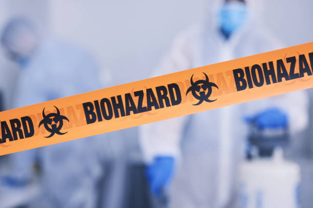 Professional Trauma Scene Cleanup technician working in Robertsville, NJ